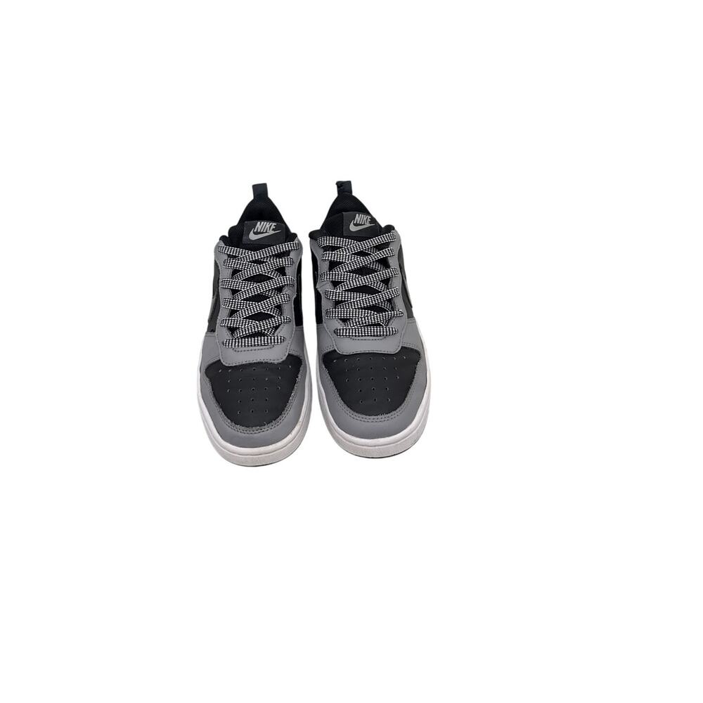 Nike Shoes Court Borough Low Anthracite Stadium Grey Black Sneakers Size Youth 5 - Picture 2 of 6